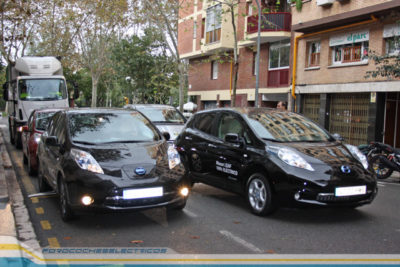 Los coches eléctricos toman Barcelona
