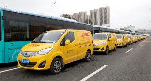 BYD T3 to DHL China