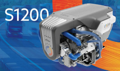 La pila de combustible de hidrógeno para camiones de Loop Energy S1200 iguala el coste de uso de un motor diésel
