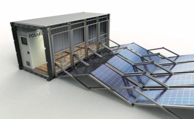 La española PolarGreen presenta un sistema fotovoltaico portátil con hasta 82 kW